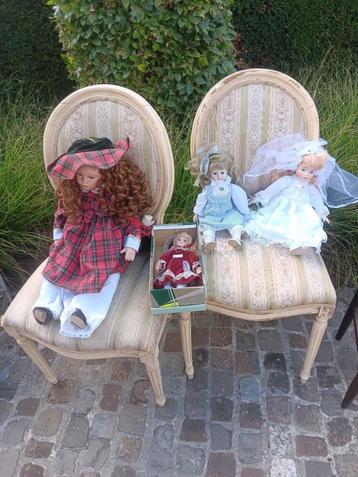 Porceleinen poppen 6 stuks beschikbaar voor biedingen