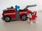 Paw patrol  brandweerauto /vliegtuig met Marshall, Gebruikt, Ophalen