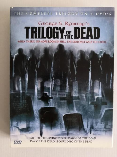 TRILOGY OF THE DEAD (4 DVD boxset), Cd's en Dvd's, VHS | Film, Zo goed als nieuw, Horror, Vanaf 16 jaar, Ophalen of Verzenden