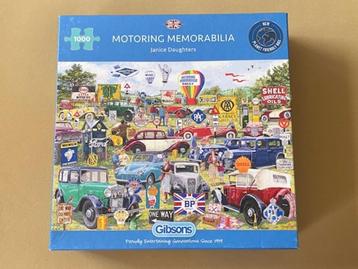 Gibsons puzzel : Motoring Memorabilia ( 1000 stukjes ) beschikbaar voor biedingen