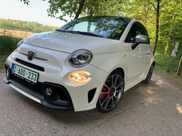 fiat 500**abarth**61000km** parelmoer**leder*navi*pano dak* beschikbaar voor biedingen