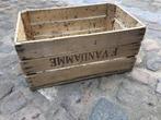 Oude houten bak, Ophalen, Gebruikt