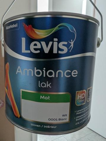 Levis ambiance mat lak wit 2,5l beschikbaar voor biedingen