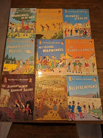 9 strips Piet Pienter en Bert Bibber beschikbaar voor biedingen