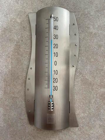 Thermomètre à mercure design en acier inoxydable Zack, Enlèvement ou Envoi