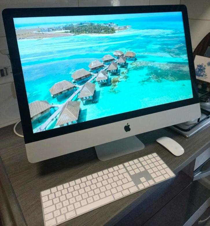 Imac 27 5K 2019 Full complet, Computers en Software, Apple Desktops, Zo goed als nieuw, iMac, SSD, 4 Ghz of meer, 16 GB, Ophalen