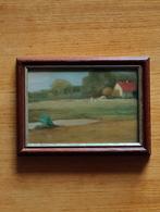Miniatuurschilderij 12,6 x 9 cm, Antiek en Kunst, Kunst | Schilderijen | Klassiek, Ophalen of Verzenden