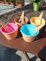 4 coupes à glace avec cuillères assorties, Enlèvement