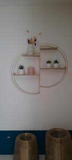 Maison du Monde- étagère murale dorée, Maison & Meubles, Enlèvement, Comme neuf