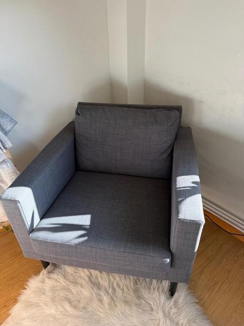 Stoffen sofa faiteuil, Huis en Inrichting, Fauteuils, Zo goed als nieuw, Stof, 50 tot 75 cm, Minder dan 75 cm, Ophalen