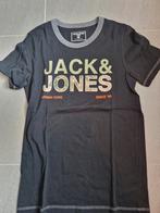 T-shirt jongen maat smal merk Jack &Jones, Ophalen, Zwart, Zo goed als nieuw, Jack & jones