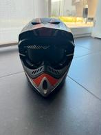 Casque de motocross Hebo avec lunettes Fox (verre fumé) M, Motos, M