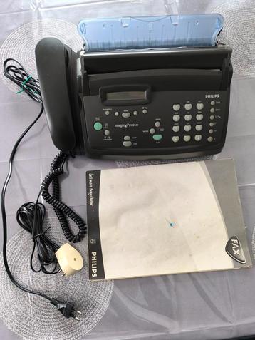 Fax et Téléphone Philips avec manuelle d'utilisation, Télécoms, Fax, Enlèvement, Utilisé, Fax