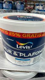 Levis Muur en plafond 10L WIT, Doe-het-zelf en Bouw, Verf, Beits en Lak, Ophalen, Wit