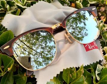 Zonnebril man of vrouw - Ray Ban - gespiegelde glazen + etui beschikbaar voor biedingen