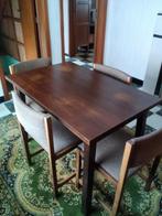 Tafel met 4 stoelen, Huis en Inrichting, Tafels | Eettafels, Ophalen, Gebruikt