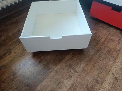 Bopita opbergbakken met wieltjes 4 stuks, Huis en Inrichting, Slaapkamer | Bedden, Zo goed als nieuw, Wit, Ophalen