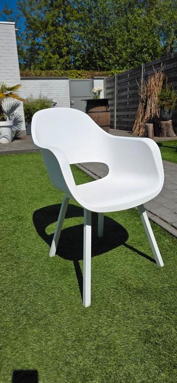 Artena tuinstoel wit x 8, Enlèvement, Comme neuf