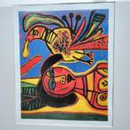 Corneille: ingelijste kunstreproductie. 55 x 55 cm., Antiek en Kunst, Ophalen