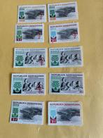 Timbres RÉPUBLIQUE DOMINICAINE 534 à 539 et PA 142 à 145**MN, Ophalen of Verzenden, Postfris