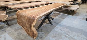 Bois de suar, bois dur, table en rondins, bureau, Autres lieux, Enlèvement ou Envoi, Neuf, dans son emballage, Bureau
