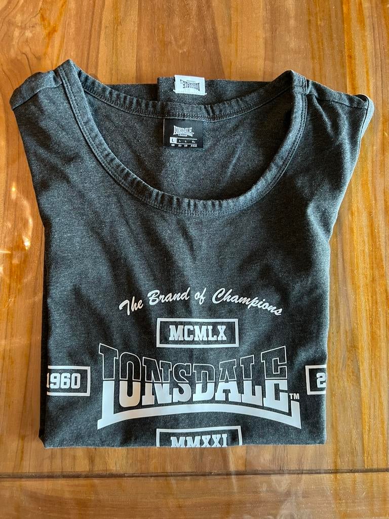 T-shirt Lonsdale, Kleding | Heren, Maat 52/54 (L), Lonsdale, Ophalen of Verzenden, Grijs