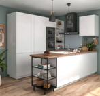 Cuisine Leroy Merlin Tokyo blanc mat portes et facades de ti, Ophalen of Verzenden, Nieuw, Wit