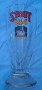 Brouwerij Lauwe Stout 144, Ophalen of Verzenden, Gebruikt, Bierglas