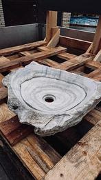 100% natuursteen wastafel. zeer goede prijs!, Antiek en Kunst, Ophalen of Verzenden