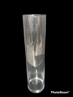 glazen vaas 50cm, Glas, Ophalen of Verzenden, Zo goed als nieuw, 50 tot 75 cm
