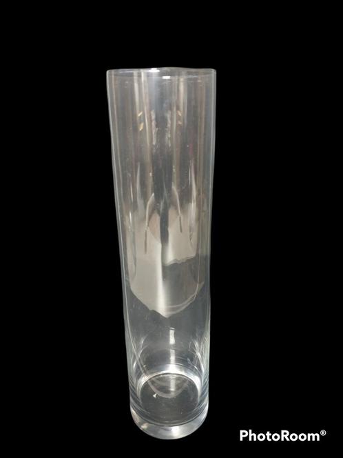 vase en verre 50cm, Maison & Meubles, Accessoires pour la Maison | Vases, Comme neuf, 50 à 75 cm, Verre, Enlèvement ou Envoi