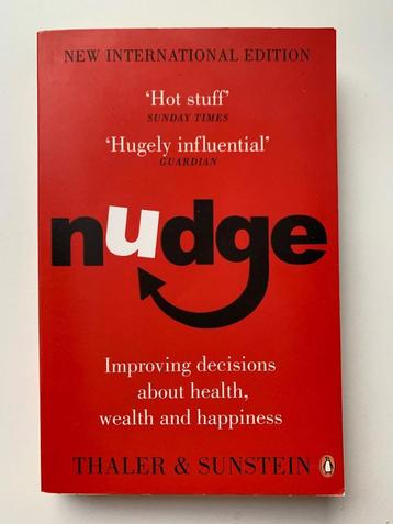 Nudge	- Richard H Thaler beschikbaar voor biedingen
