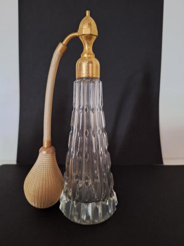 vintage parfum verstuiver van Marcel Franck, Verzamelen, Parfumverzamelingen, Gebruikt, Parfumfles, Ophalen of Verzenden