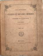 Table Chronologique des Chartes & Diplomes Imprimes 1892, Antiquités & Art, Antiquités | Livres & Manuscrits, Enlèvement ou Envoi
