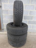 4 Michelin Alpin 6 - 195/65R15 winterbanden op stalen velgen, Ophalen, 15 inch, Winterbanden, Band(en)