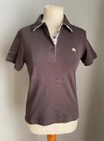 Bruine polo Burberry maat L - NIEUW, Bruin, Verzenden, Maat 42/44 (L), Nieuw