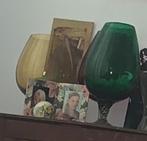 3 vases en verre type cognac années 60 - prix à la pièce, Antiquités & Art