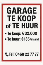 garage tekoop of tehuur, Antwerpen (stad)