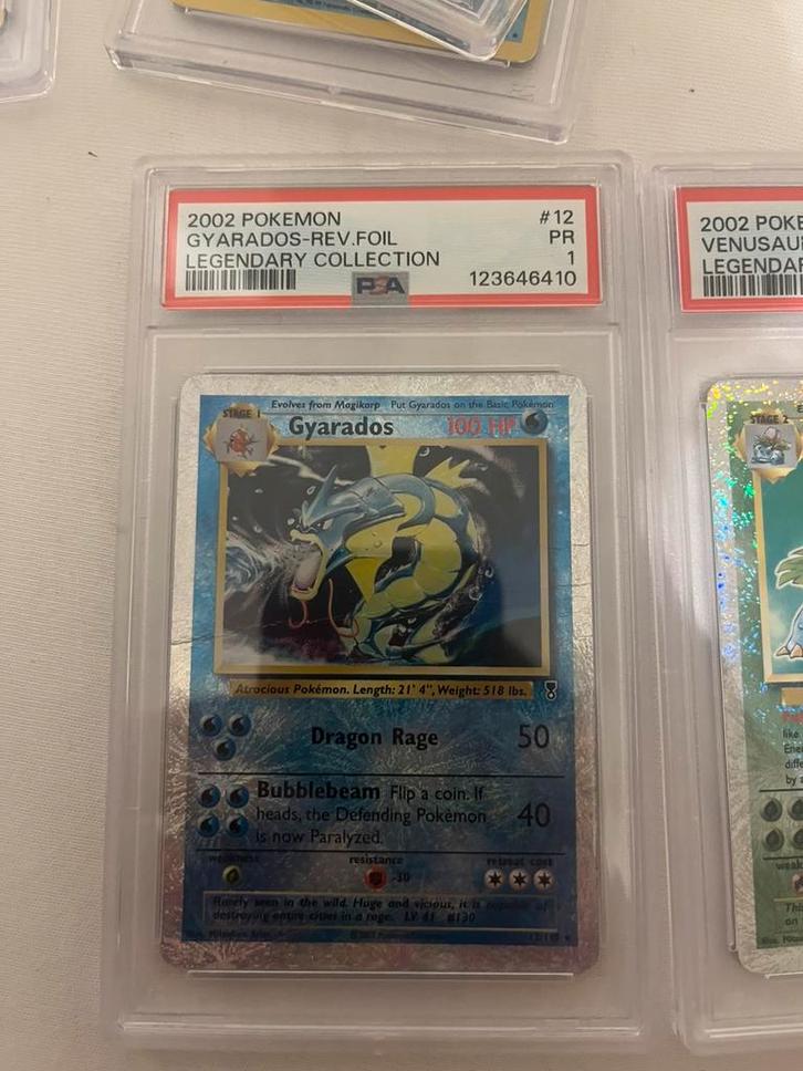 Legendary gyarados psa 1, Hobby en Vrije tijd, Verzamelkaartspellen | Pokémon, Zo goed als nieuw, Ophalen of Verzenden