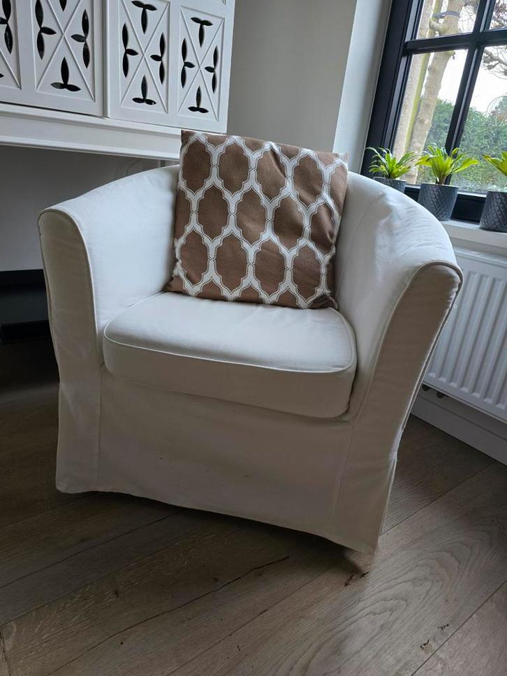 Fauteuils beiges - bon état - prix négociable, Maison & Meubles, Fauteuils, Enlèvement