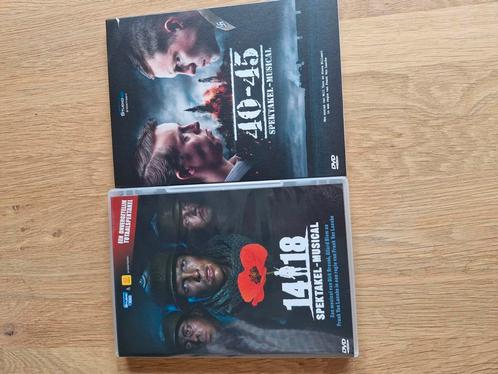 Titel: DVD’s spektakel-musicals 14-18 & 40-45, Cd's en Dvd's, Dvd's | Tv en Series, Zo goed als nieuw, Ophalen of Verzenden