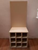 Houten wijnrek voor 9 flessen, Ophalen, Gebruikt, Hout, 5 tot 15 flessen