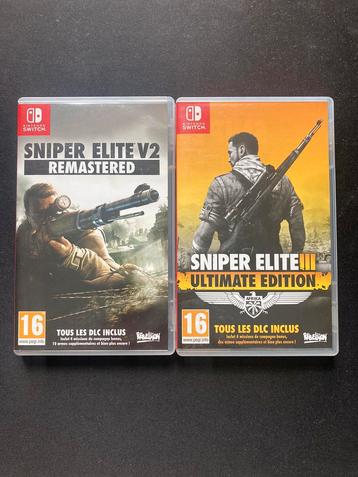 Sniper Elite V2 & III - Nintendo Switch, Enlèvement, Comme neuf, Aventure et Action, À partir de 18 ans