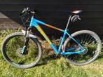 Acid blue 'n' flash orange mountainbike (18 inch frame), Hardtail, Ophalen, Gebruikt