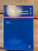 VRG Codex Strafrecht 2025-2026, Enlèvement ou Envoi, Comme neuf, Enseignement supérieur