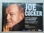 Poster Joe Cocker in Lotto Arena Antwerpen, Collections, Comme neuf, Enlèvement ou Envoi