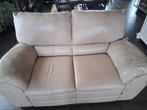 Leder tweezit merk italsova, Huis en Inrichting, Zetels | Zetels, Ophalen, Zo goed als nieuw, Tweepersoons, Leer