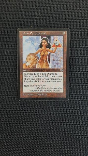 Mtg lion's eye diamond beschikbaar voor biedingen