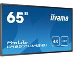 *NIEUW* Iiyama ProLite LH6570UHB-B1 65" UHD 4K Monitor 1ms, Computers en Software, Monitoren