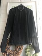 zwart doorschijnende blouse van GUESS -maat S, Ophalen of Verzenden, Guess, Zo goed als nieuw, Maat 36 (S)